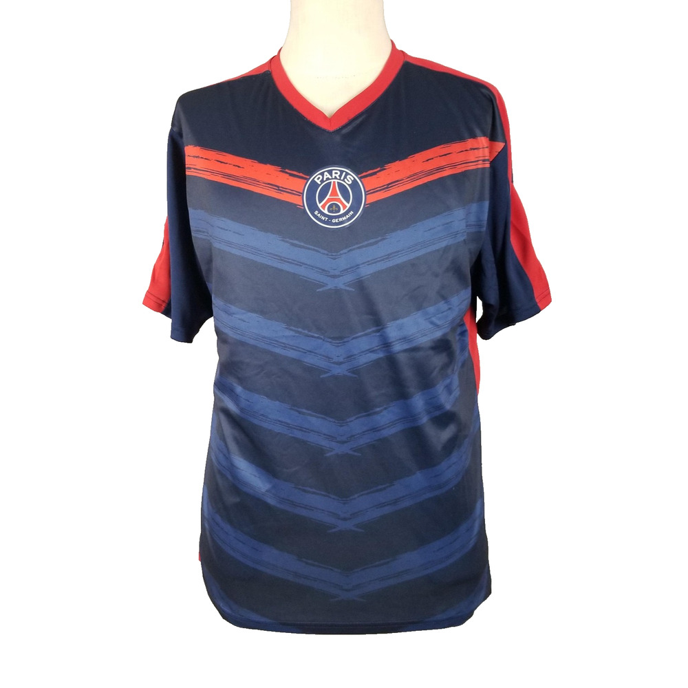 Paris Saint-Germain Shirt Mens Medium Soccer PSG Ligue‎ 1 Football Tee Polyester